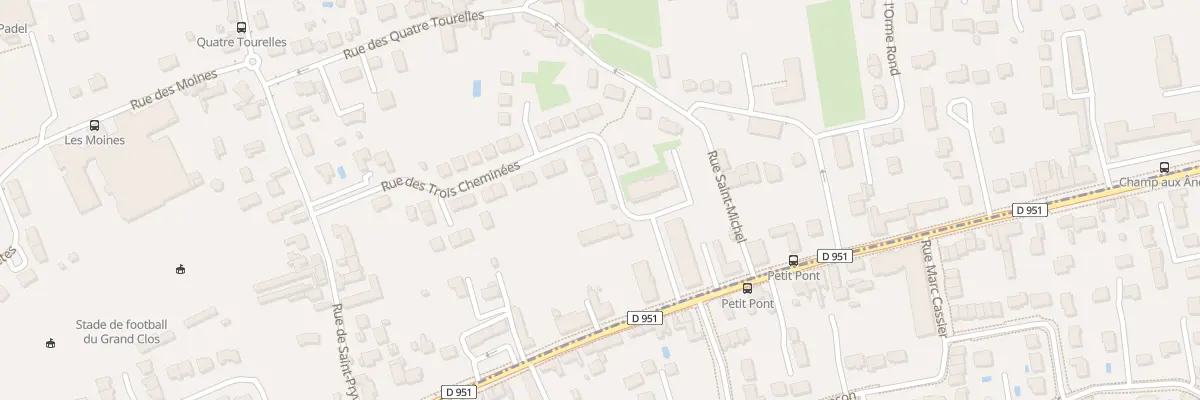 Plan du 22 Rue des Trois Cheminées à Saint-Pryvé-Saint-Mesmin