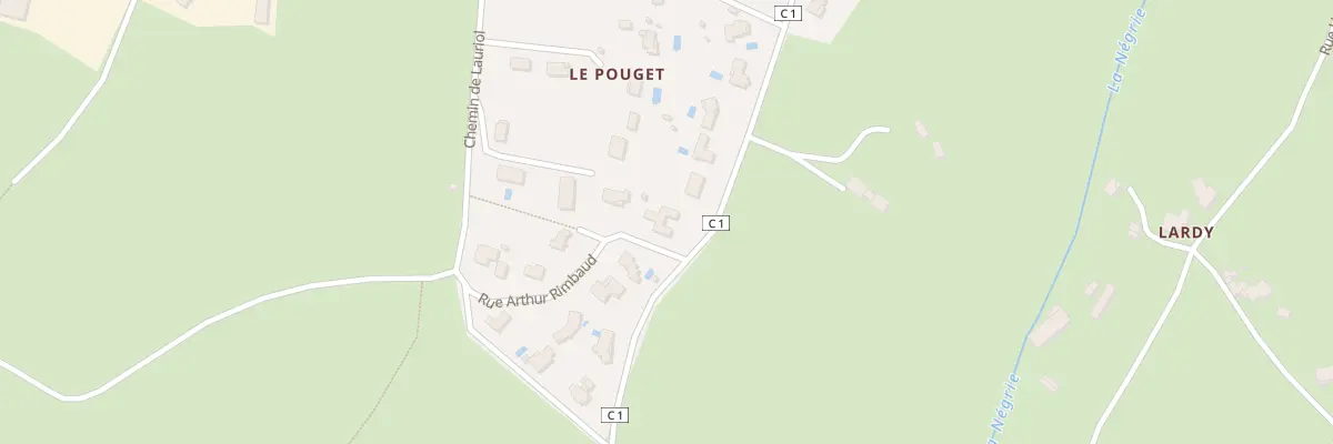 Plan du 798 Rte du Pouget à Saint-Céré