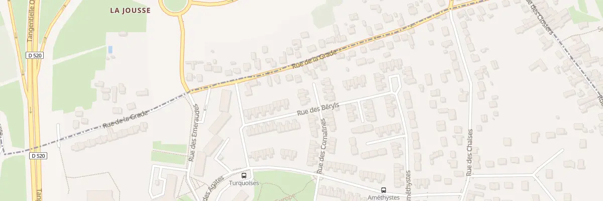 Plan du 30 Rue des Beryls à Saint-Jean-de-la-Ruelle