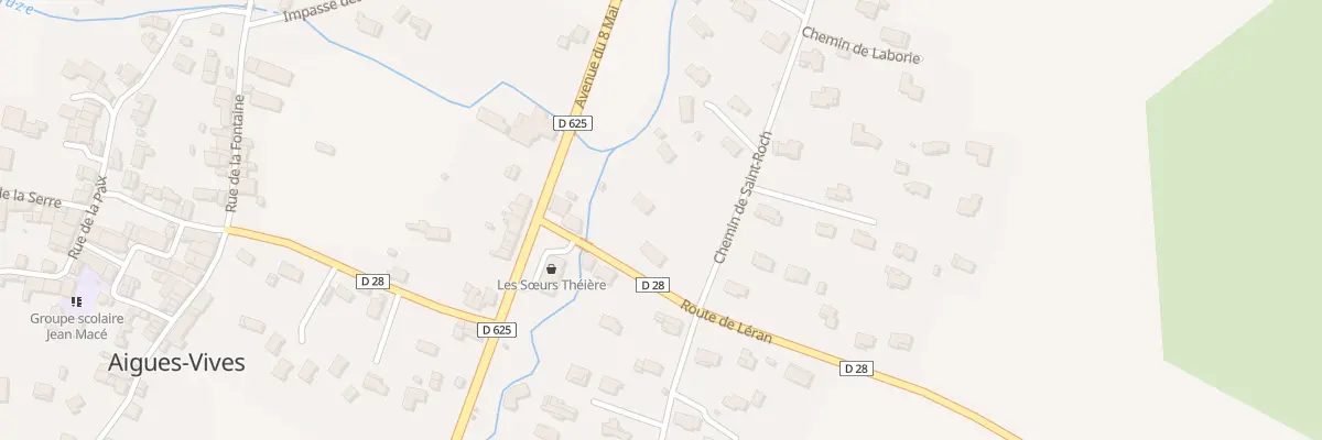Plan du 2 Che de Saint Roch à Aigues-Vives
