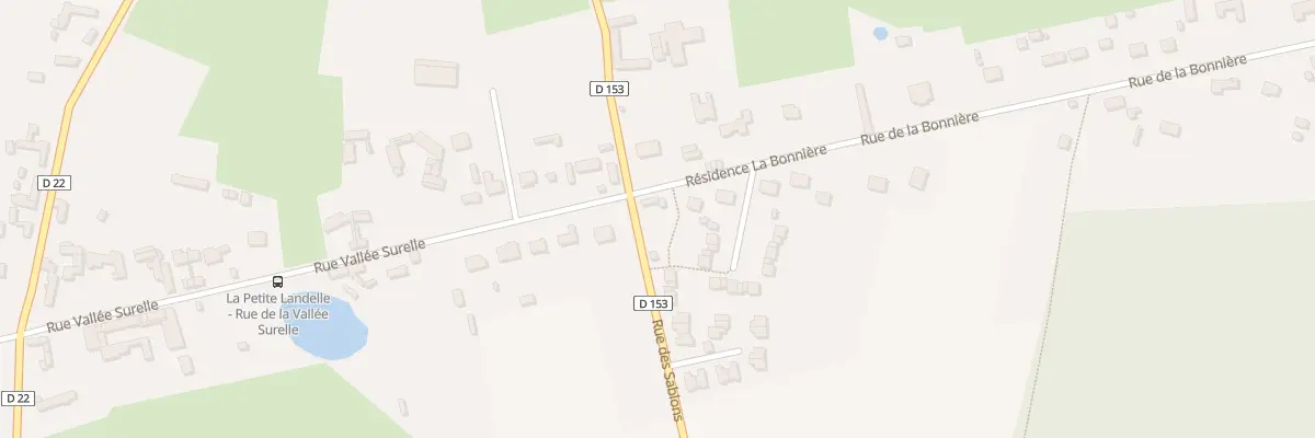 Plan du 85 Les Sablons à Lalandelle