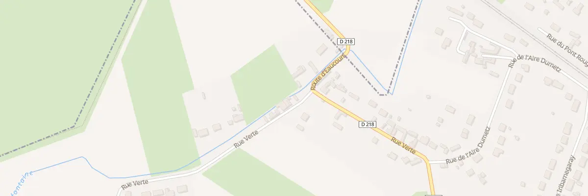Plan du 44 Rue Verte à Érondelle