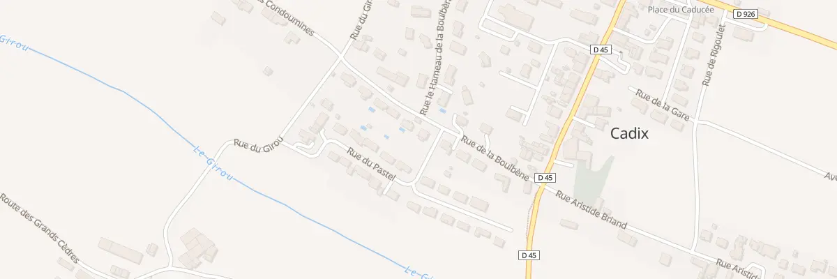 Plan du 9 Rue de la Boulbène à Cuq-Toulza