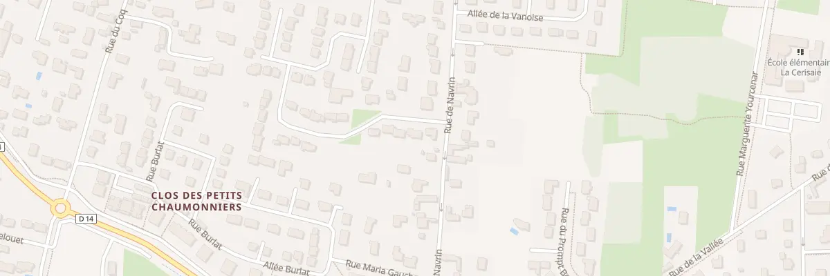 Plan du 37 All du Clos des Chaumonières à Olivet