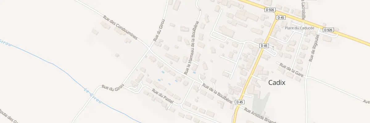 Plan du 2 Rue le Hameau de la Boulbène à Cuq-Toulza