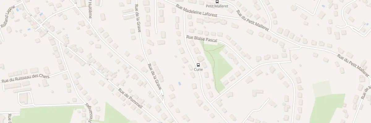 Plan du 13 Rue Pierre et Marie Curie à Guéret