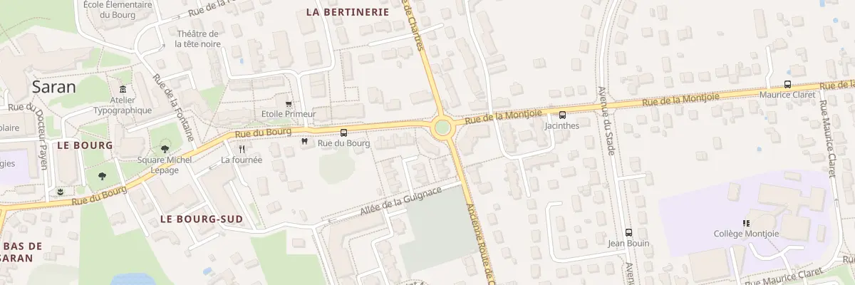Plan du 124 All de la Guignace à Saran