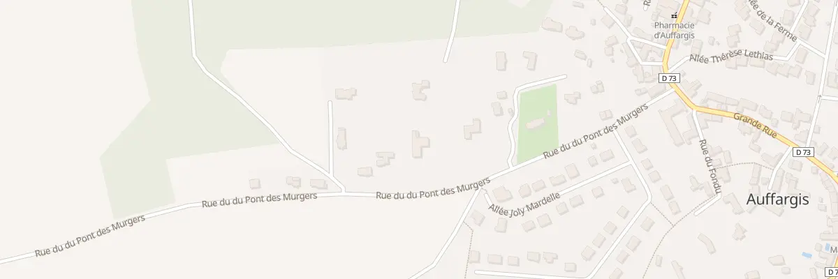 Plan du 22 Rue du Pont des Murgers à Auffargis