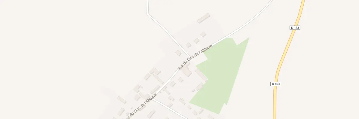 Plan du 37 Rue du Clos de l’Abbaye à Jaméricourt