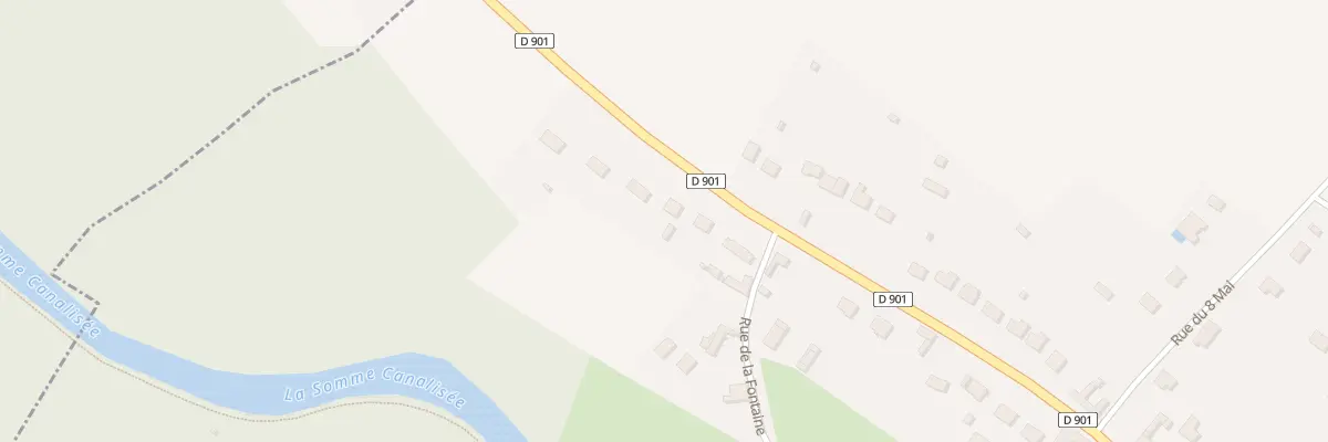Plan du 90 Rte du Val de Somme à Eaucourt-sur-Somme