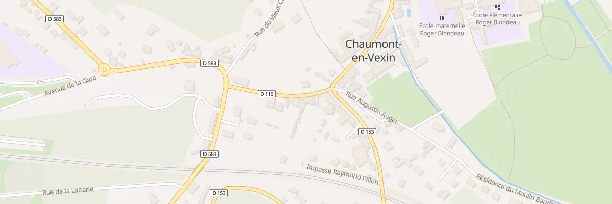 Plan du 5 Rue Jean Lefèvre à Chaumont-en-Vexin