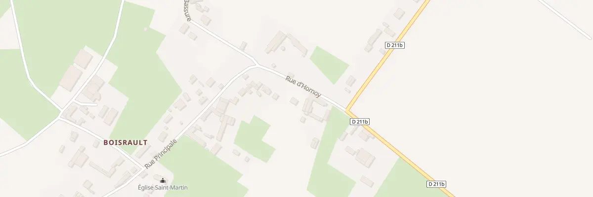 Plan du 6 Rue d’Hornoy Boisrault à Hornoy-le-Bourg
