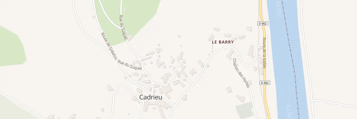 Plan du 56 Imp des Cevennes à Cadrieu