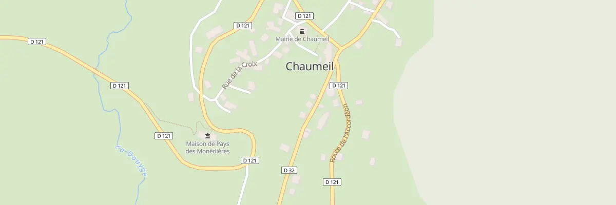 Plan du 5110 Le Bourg à Chaumeil