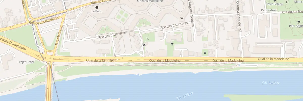 Plan du 50 Quai de la Madeleine à Orléans