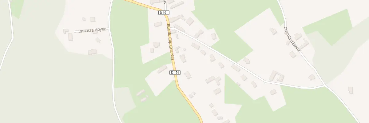 Plan du 1925 Rue du Cap Gris Nez Cd 191 à Alembon