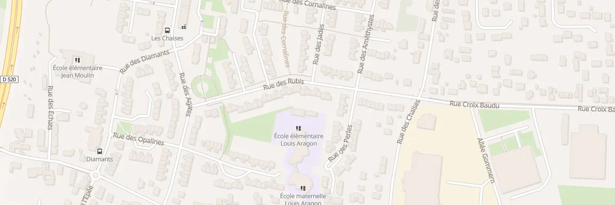 Plan du 23 Rue des Rubis à Saint-Jean-de-la-Ruelle