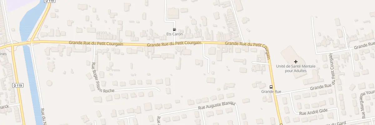 Plan du 380 Gr Grande Rue Petit Courgain à Calais