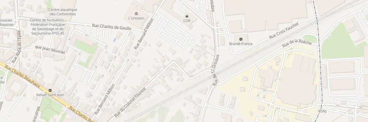 Plan du 53 Rue du Col Fourest à Saint-Jean-de-la-Ruelle