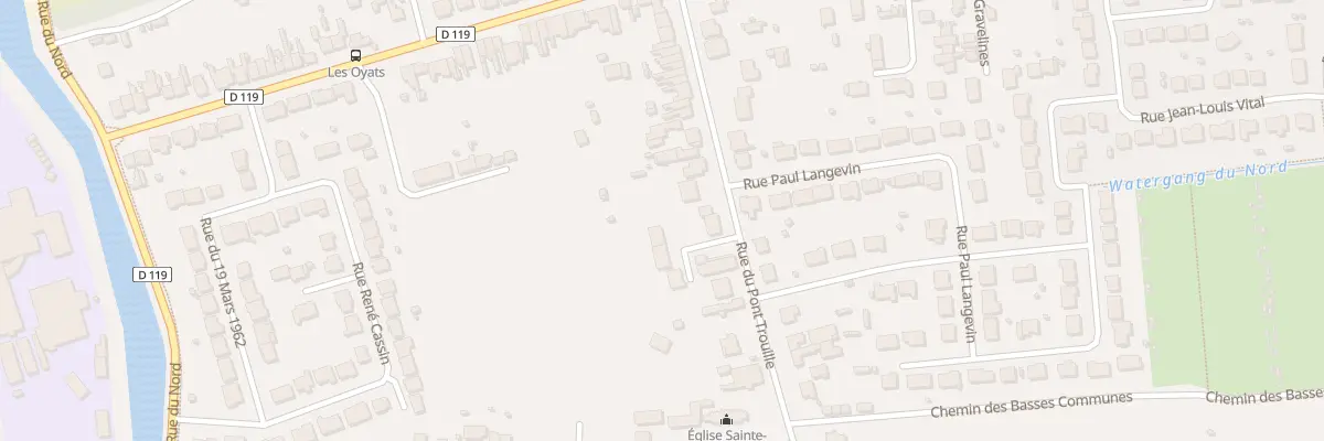Plan du 53 Rue du Pont Trouille à Calais