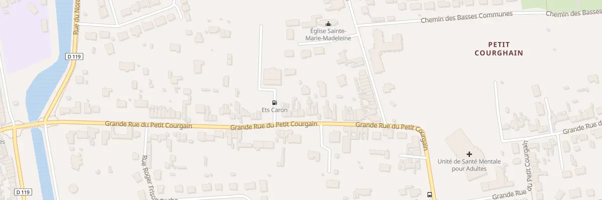 Plan du 383 Gr Grande Rue Petit Courgain à Calais