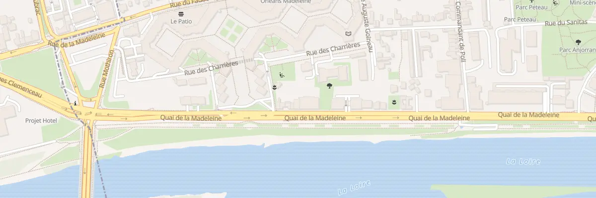 Plan du 46 Quai de la Madeleine à Orléans