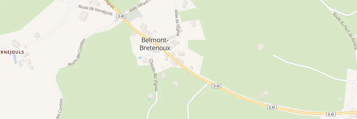 Plan du 185 Rte de Fontalba à Belmont-Bretenoux