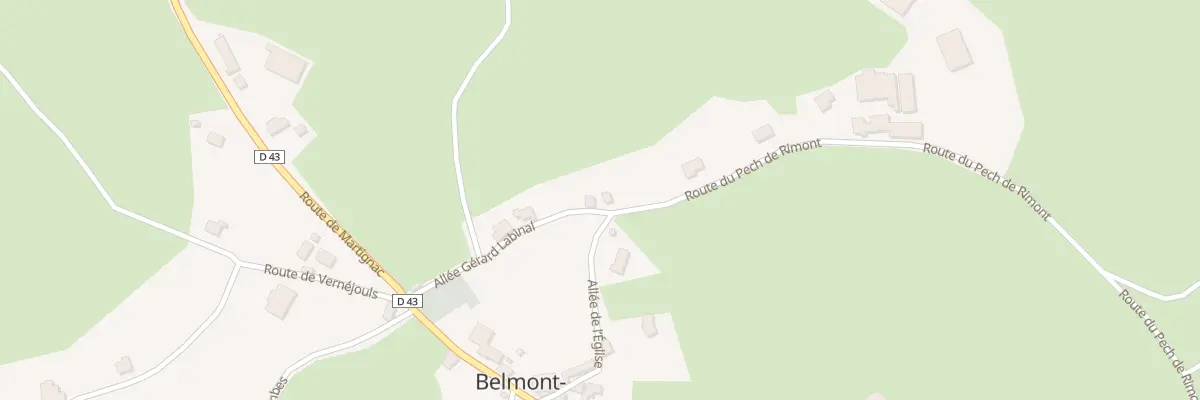 Plan du 187 All Gérard Labinal à Belmont-Bretenoux