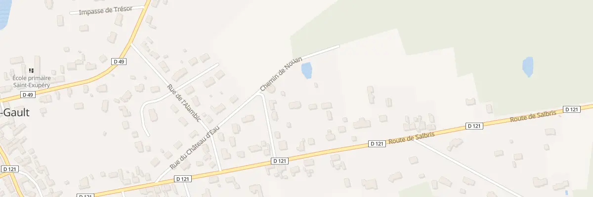 Plan du 42 Che de Nouan à Marcilly-en-Gault
