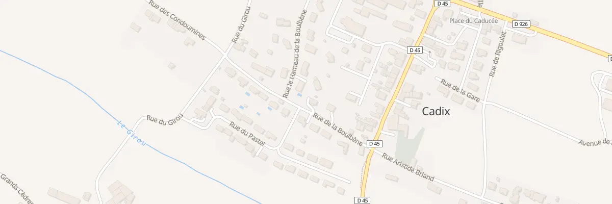 Plan du 6 Rue de la Boulbène à Cuq-Toulza
