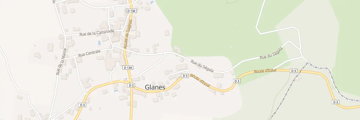 Plan du 166 Rue du Segala à Glanes