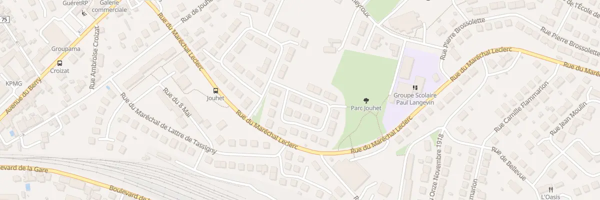 Plan du 7 Rue Docteur Bretelle à Guéret