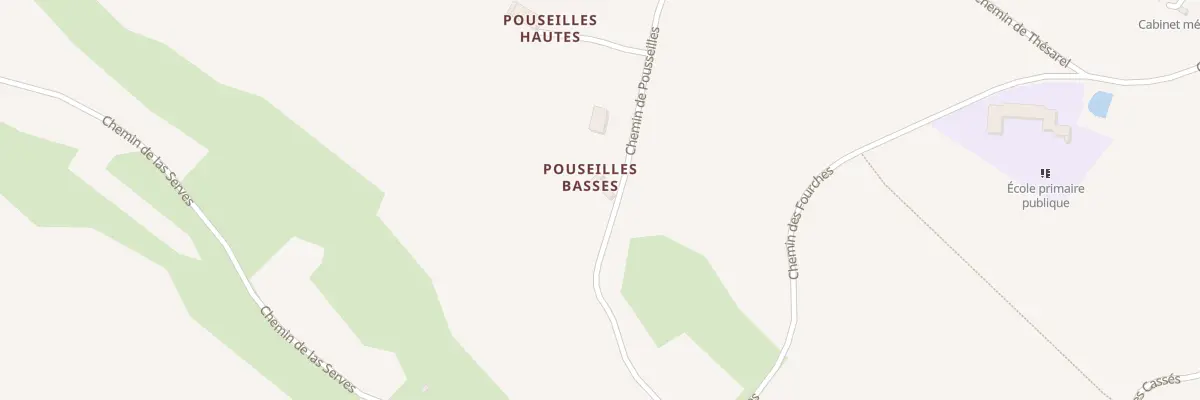 Plan du 95 Pouseilles à Saint-Félix-Lauragais