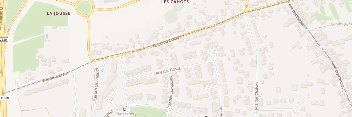 Plan du 20 Rue des Beryls à Saint-Jean-de-la-Ruelle
