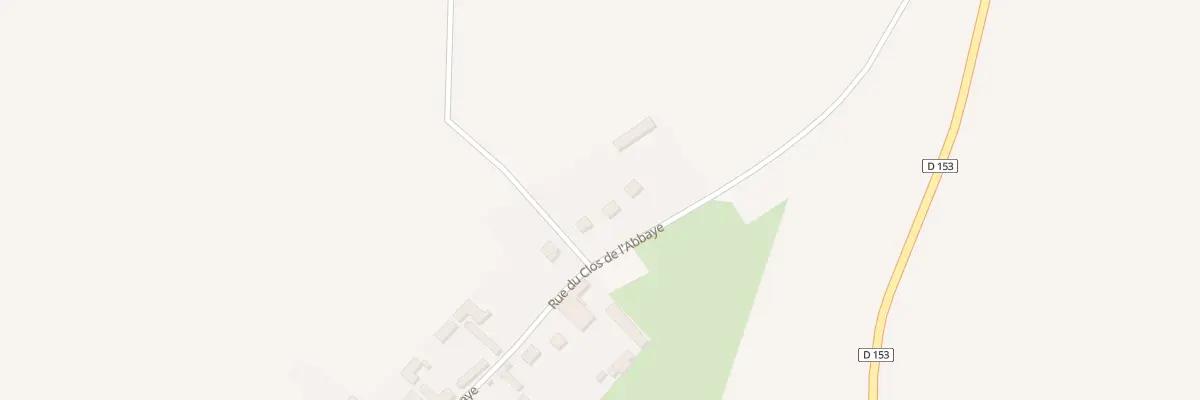 Plan du 33B Rue du Clos de l’Abbaye à Jaméricourt