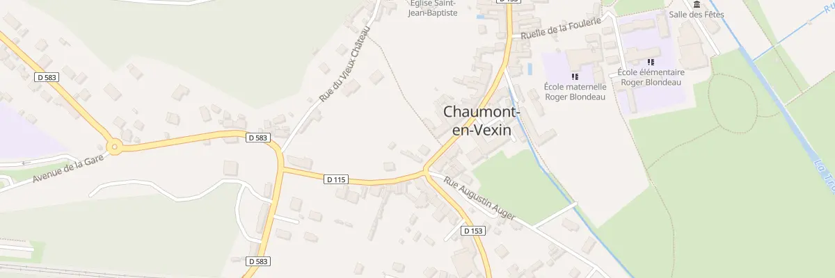 Plan du 66 Rue de l’Hôtel de Ville à Chaumont-en-Vexin