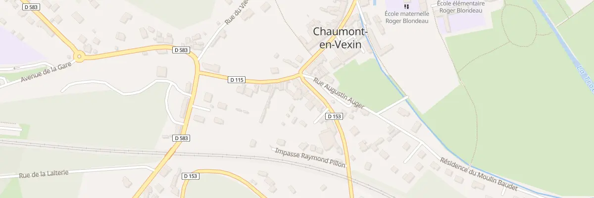 Plan du 1 Rue Jean Lefèvre à Chaumont-en-Vexin