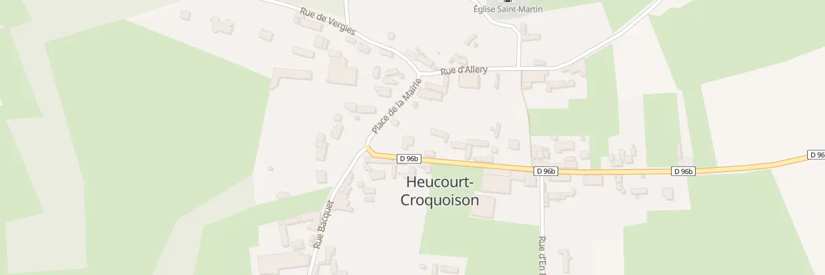 Plan du 47 Rue d’Airaines à Heucourt-Croquoison
