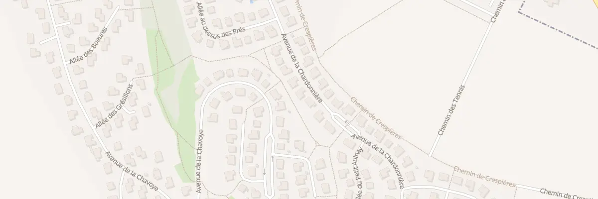 Plan du 75 Av de la Chardonnière à Mareil-sur-Mauldre