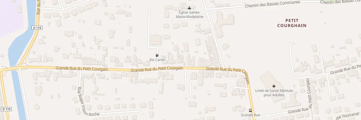 Plan du 405 Gr Grande Rue Petit Courgain à Calais