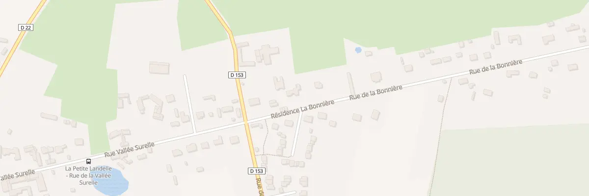 Plan du 1 Res la Bonnière à Lalandelle