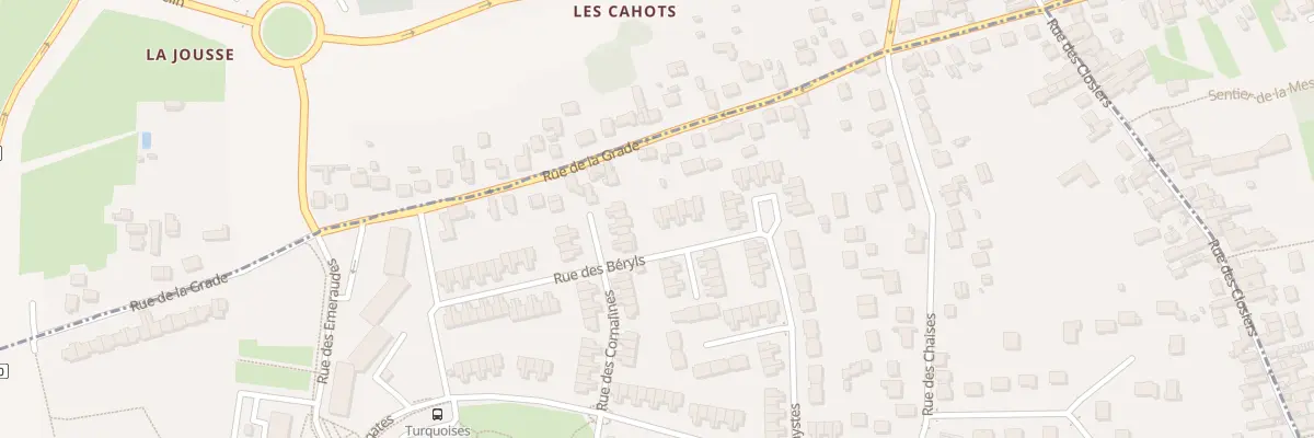 Plan du 12 Rue des Beryls à Saint-Jean-de-la-Ruelle