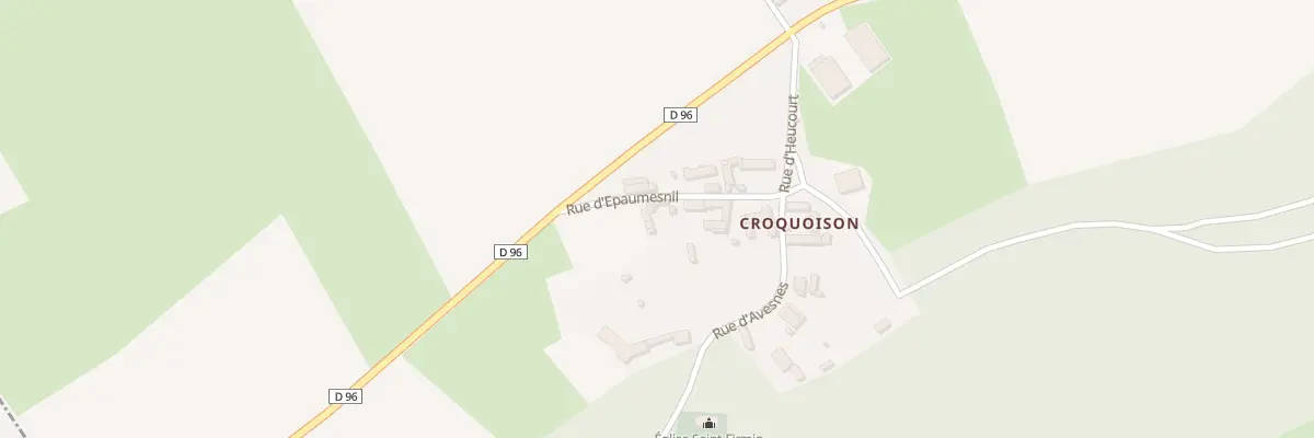 Plan du 73 Rue d’Epaumesnil à Heucourt-Croquoison