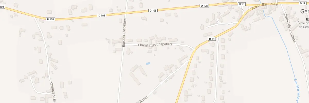 Plan du 7 Che des Chapeliers à Genouilly