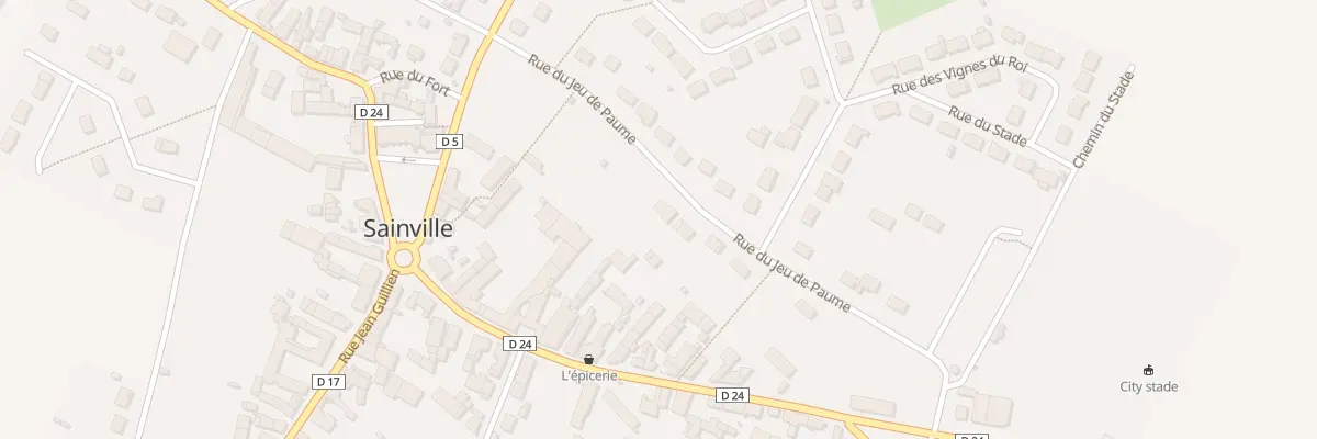 Plan du 18 Rue du Jeu de Paume à Sainville