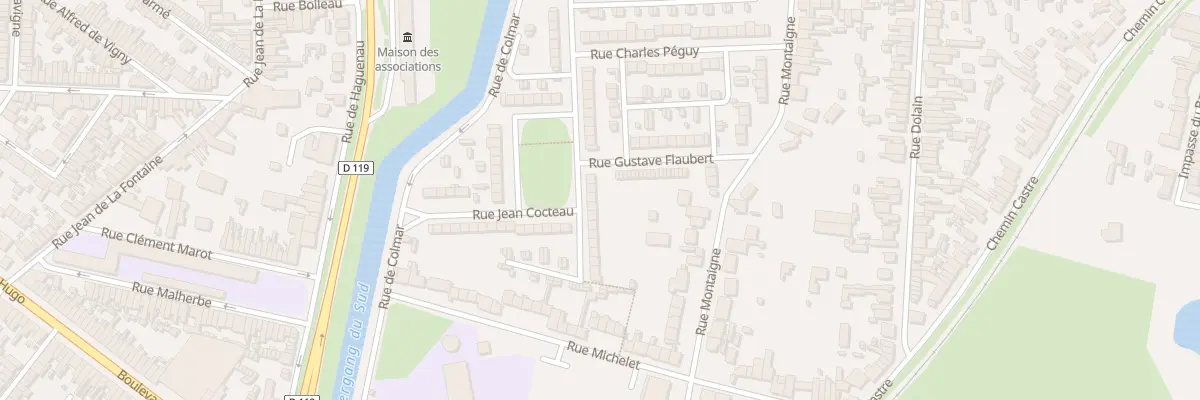 Plan du 21 Rue George Sand à Calais
