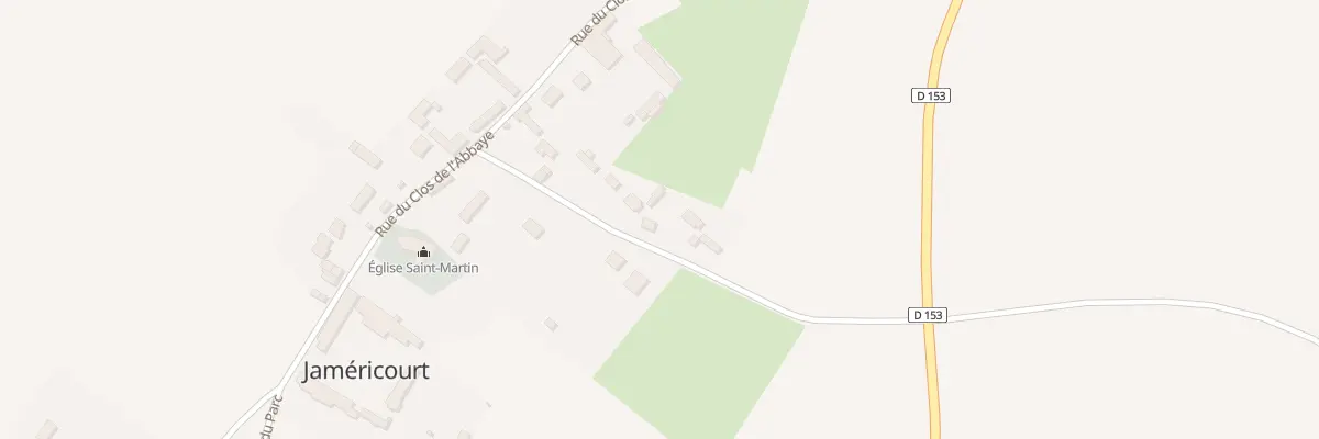 Plan du 7 Rue des Flocourts à Jaméricourt