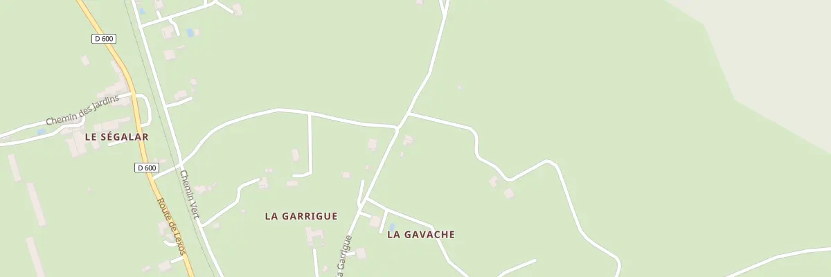 Plan du 484 Rte de la Garrigue à Milhars