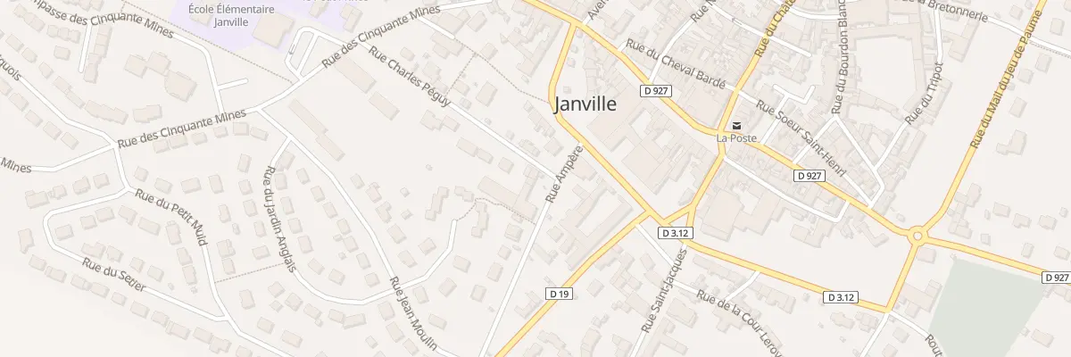 Plan du 1 Rue Charles Péguy à Janville-en-Beauce