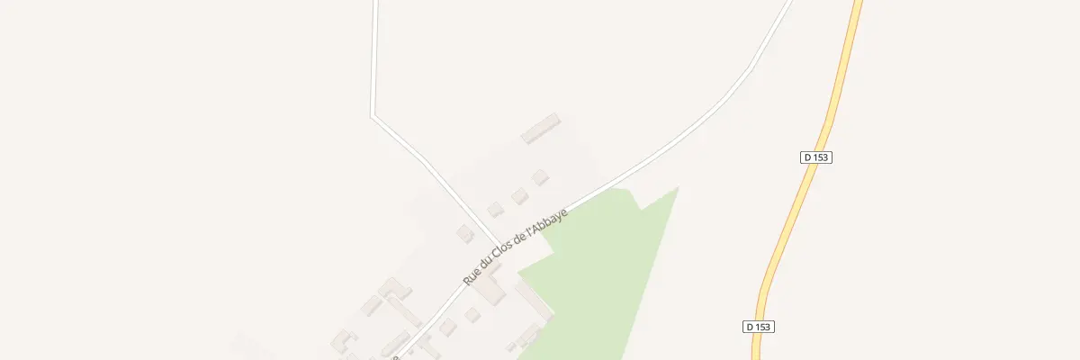 Plan du 33T Rue du Clos de l’Abbaye à Jaméricourt